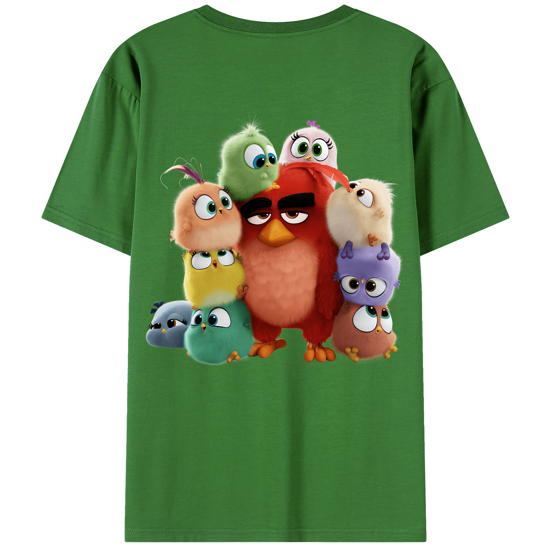 （画像用） Angry Birds アングリーバード レディース半袖Tシャツ(バックプリント)